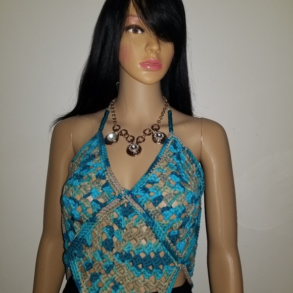 Cotton halter top - Picture 13 of 16